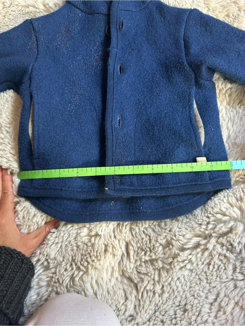 Disana boiled wool button up coat!